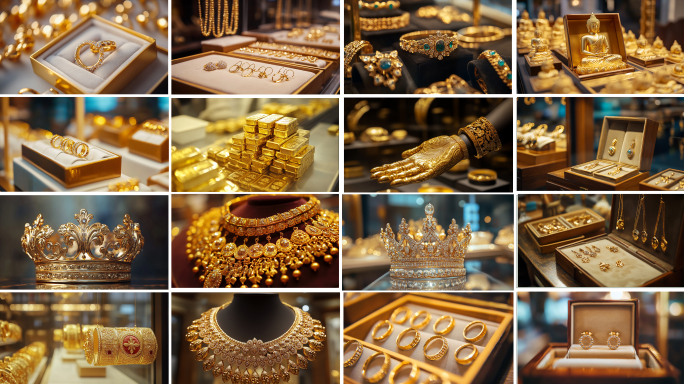 黄金饰品高端黄金首饰金砖