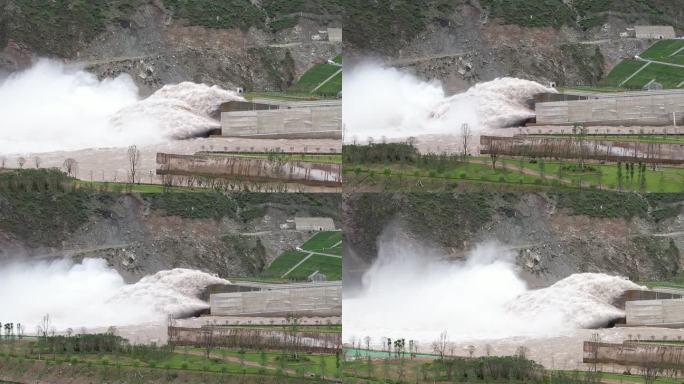 小型水电站 水坝 泄洪