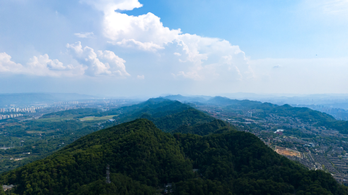 重庆南山 大金鹰航拍