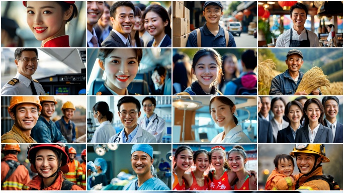 各行各业 /人物笑容人物笑脸