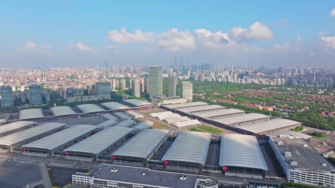上海新国际博览中心延时
