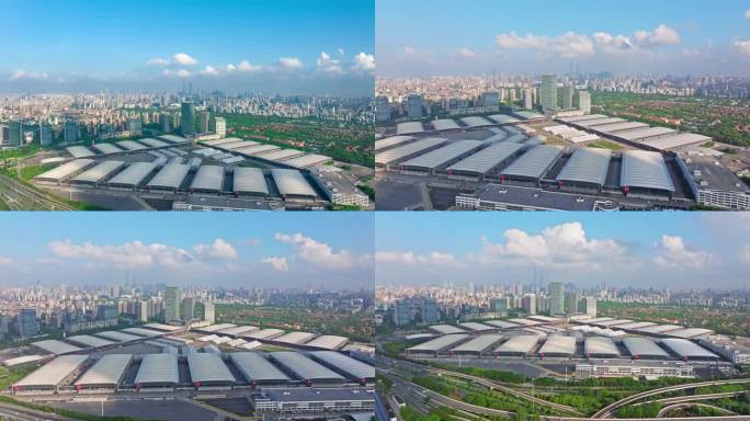 上海新国际博览中心延时