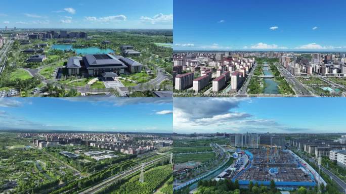 4K60帧雄安新区2024年，地标建筑