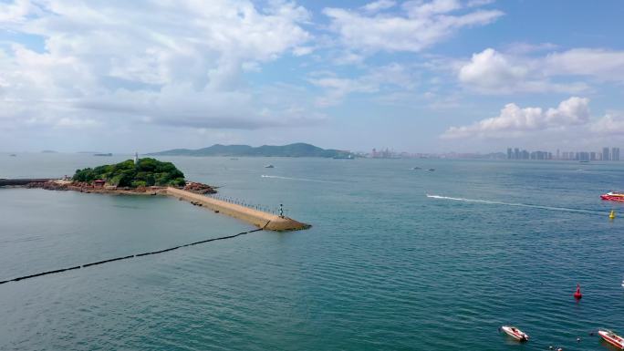 青岛小青岛 航拍