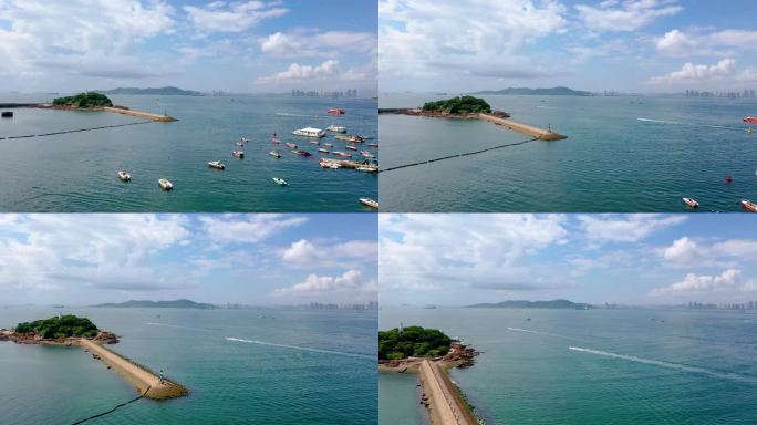 青岛小青岛 航拍