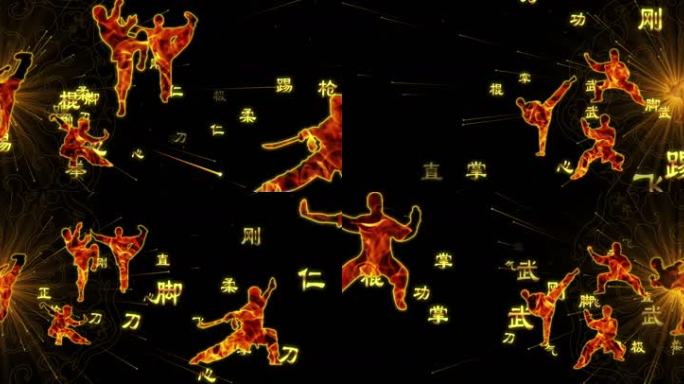 双截棍武术大屏幕