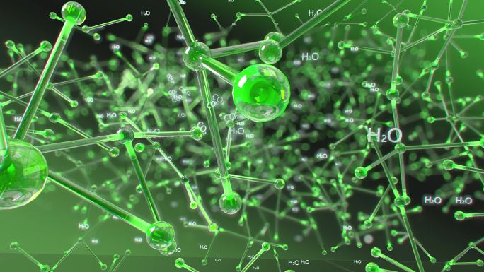 原创 CO2分子结构穿梭视频素材 02