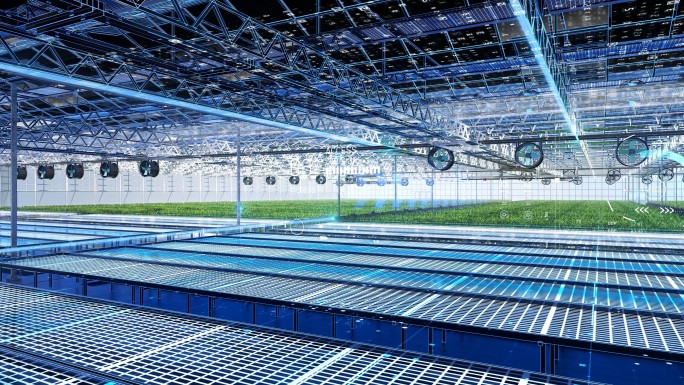 温室大棚智慧农业科技种植技术科学培养