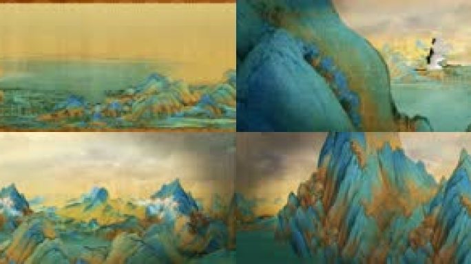 千里江山图 千里江山图 超宽屏 8K