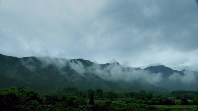 清晨山间的雾