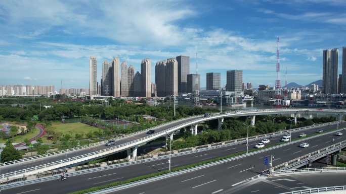 刺桐大桥 浦西万达 桥 都市感