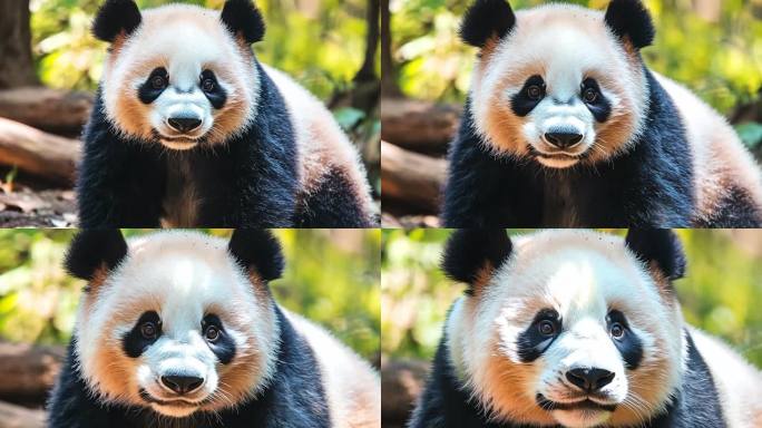 可爱的大熊猫