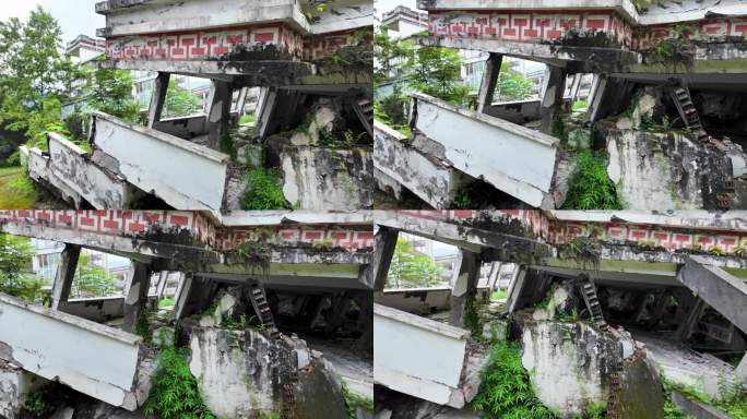 四川汶川映秀漩口中学地震遗址