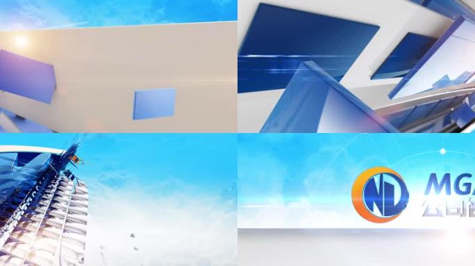 原创企业logo展示AE+C4D工程