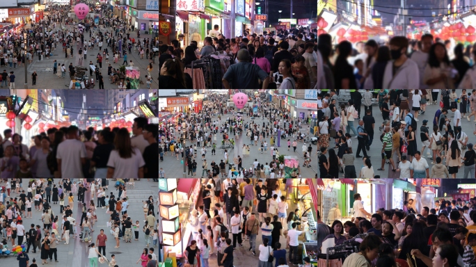 青岛台东夜市小吃街