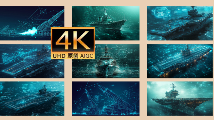 智能武器精准打击4K 信息化战争与电子战