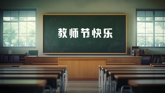 教师节快乐老师辛苦了教师节动画片头片尾