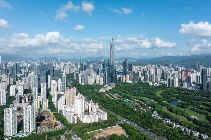 202408香蜜湖环绕福田平安金融中心