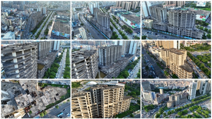 深圳沙井烂尾楼航拍合集