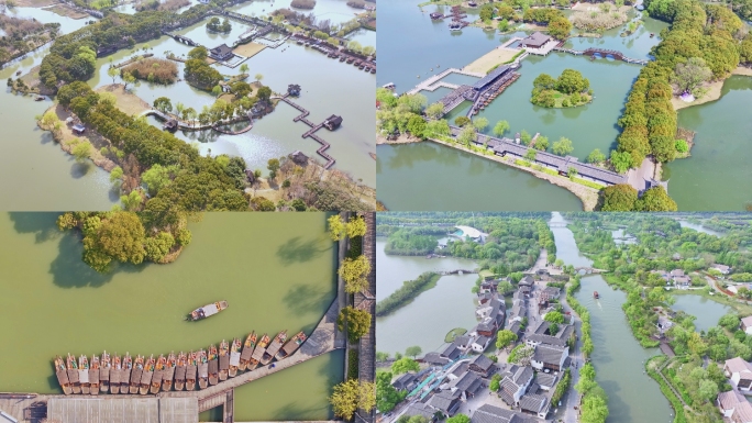 常熟 沙家浜景区四季 4K航拍合集1