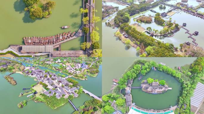 常熟 沙家浜景区四季 4K航拍合集1