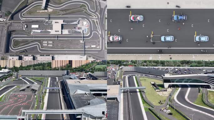 天津V1国际赛道航拍合集发车P房赛道追车