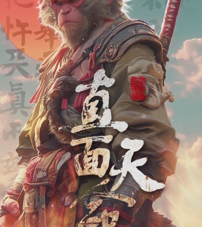 放马西行直面天命壁纸