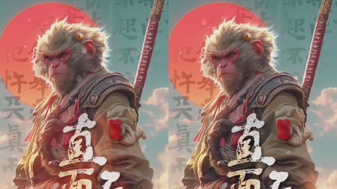 放马西行直面天命壁纸