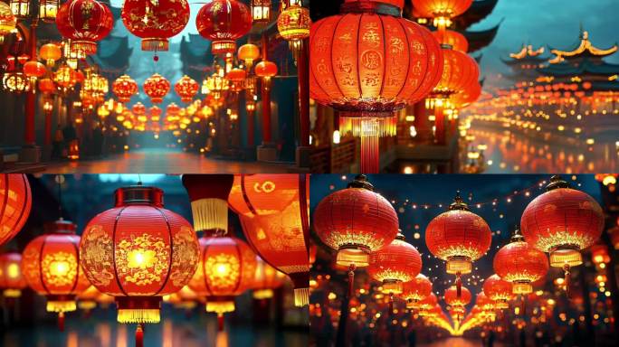 喜庆佳节红灯笼