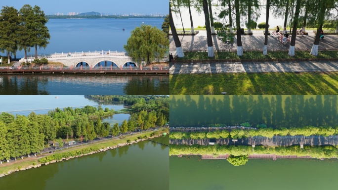武汉东湖绿道航拍