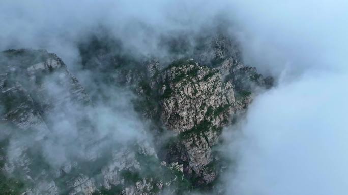 庐山五老峰山峰地貌冰川溶蚀景区旅游