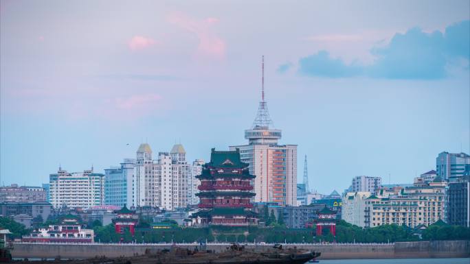 南昌滕王阁超级大月亮延时