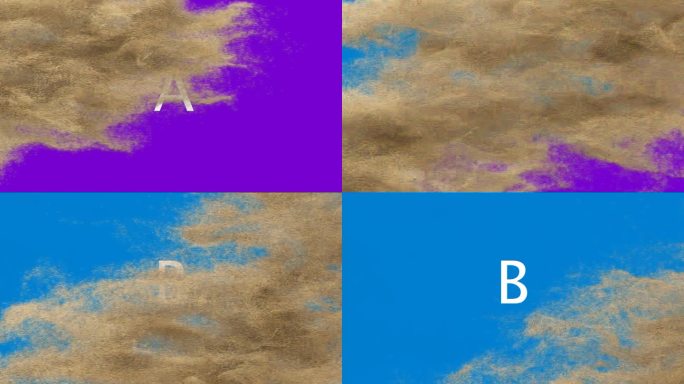 4K 风沙过场划屏