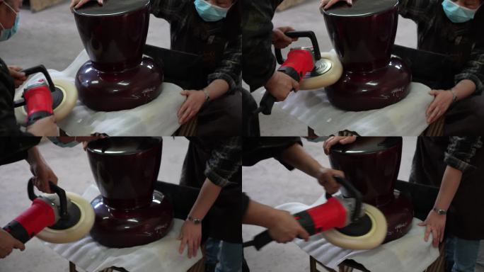 成都非遗工艺文化漆器制造视频素材