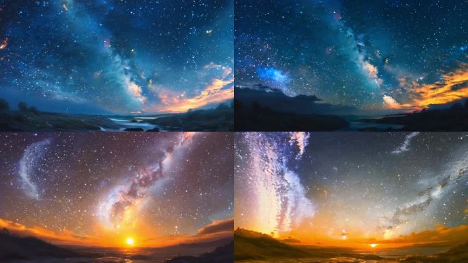 太空延时 星空 星空延时  星空