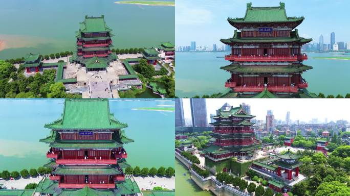 江西南昌滕王阁航拍【合集】