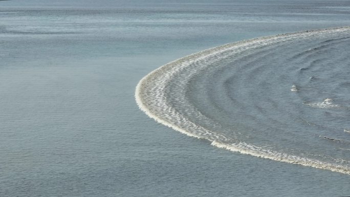 浙江海宁盐官钱塘江大潮航拍合集