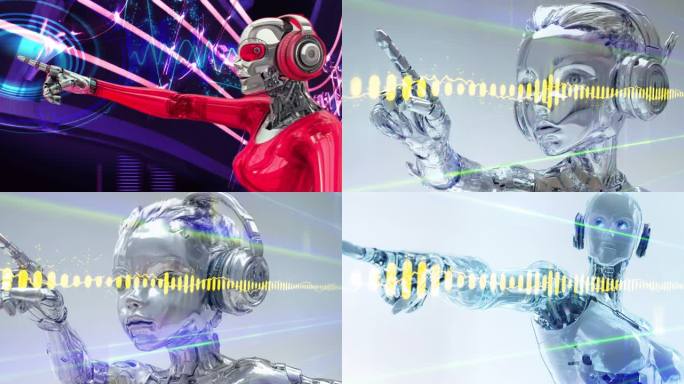 电音舞台背景霓虹嘻哈dj夜店狂嗨