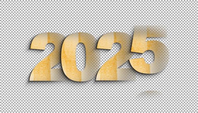 滚动年份数字AE模板