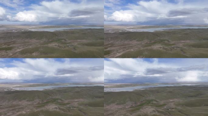 青海果洛玛多县 阿涌吾尔玛错 4K航拍