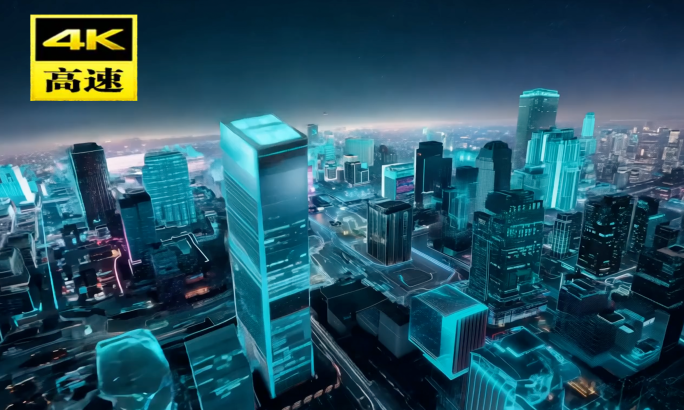 赛博朋克城市街道 4K 【合集】
