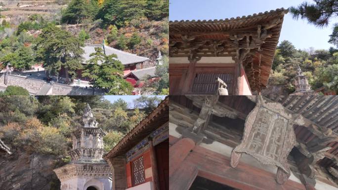 山西佛光寺航拍地拍4K黑神话取景地