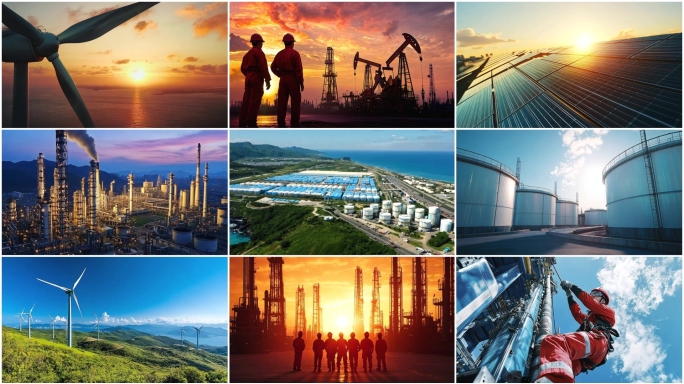 能源光伏太阳能新能源风力发电风能化工厂