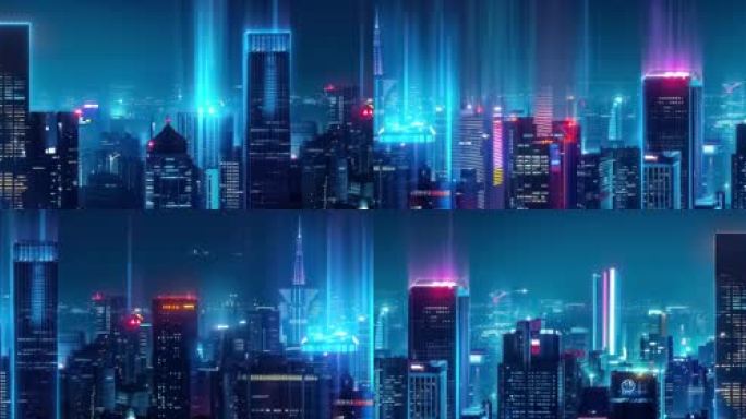 【6k】霓虹城市横移