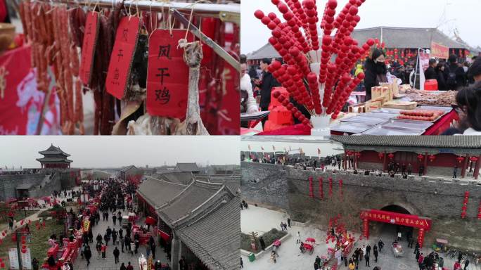 春节  年货大集   购年货 逛大集