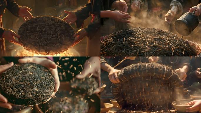 19丝绸之路 茶叶 茶饼 黑茶-