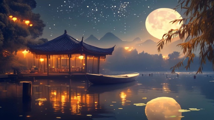 水调歌头-舞台背景