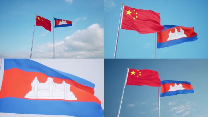 中国柬埔寨国旗中柬关系中柬建交中柬友好
