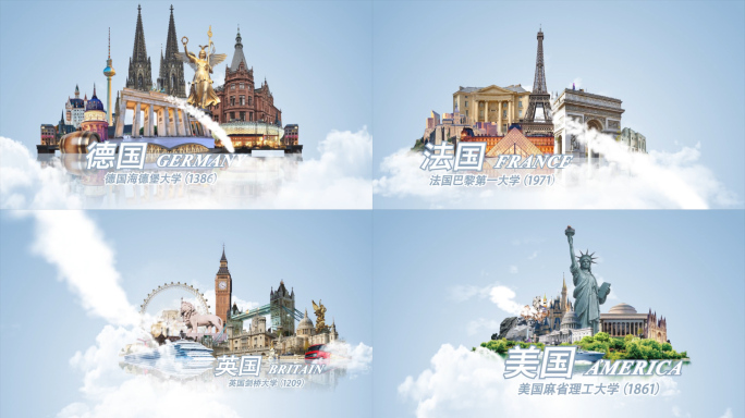 世界地标大学研学旅游拿走