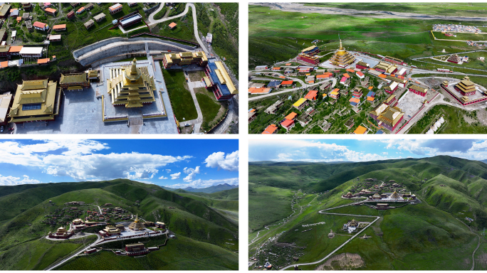 色达东嘎寺航拍5k合集